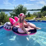 Aleksandra We Wielu Z Widokiem Na Jezioro Lägenhet *